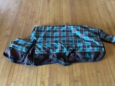 Saxon Horse Pony Turnout Blanket Rug Burgundy 63" 5’3" Medium Weight