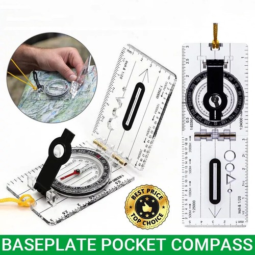 Baseplate pocket compass - baseplate,