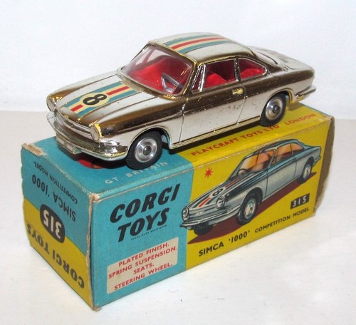 Corgi 315 simca 1000 - corgi,