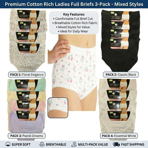 Pack women 100 - 100%, cotton
