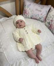 Baby Hand Knitted Matinee Coat