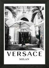 Versace Milan Entrance Framed