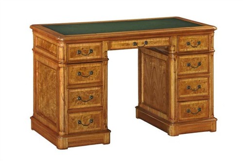 Burr walnut pedestal - burr,
