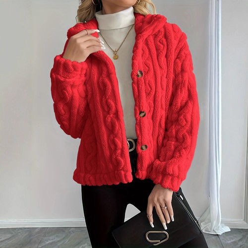 Womens teddy bear fleece - bear, fur