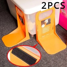 2pc Adjustable Car Boot Rack Holder - Shake-proof Storage Organizer Fence Box