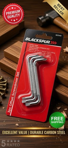Blackspur offset screwdriver - blackspur,