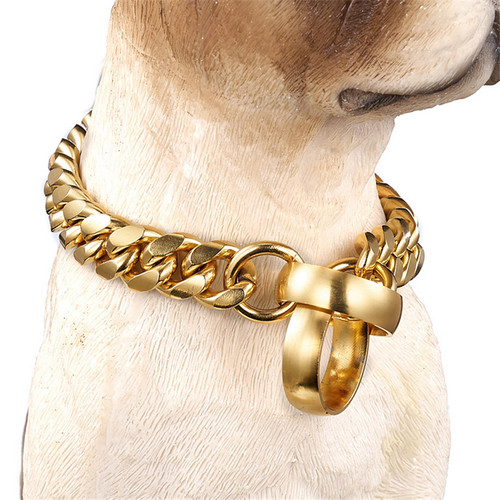 24in dog chain gold - 20/22/24in,
