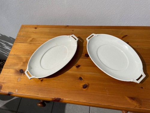 Porcelain meat platters