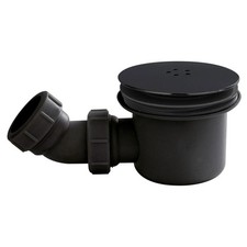 Shower Waste Trap 90mm Black