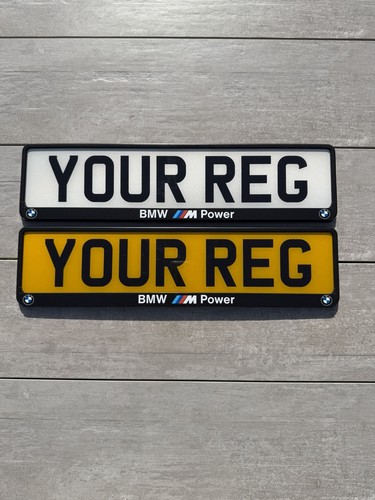Bmw power number plate - power,