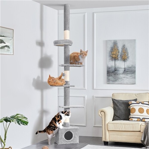 Cat tree floor ceiling - floor, to