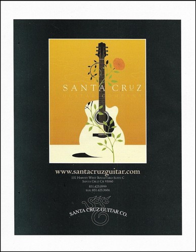 Santa cruz acoustic guitar - cruz,