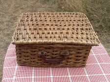 Vintage Picnic Basket by Coracle Made in England Great for Adventures and Fun!