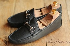 Gucci Black Grain Leather