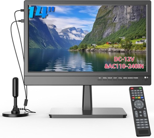 1080p tv with freeview - 14",