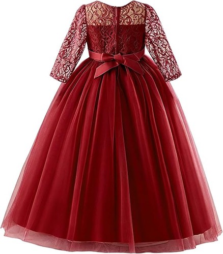 Girls bowknot lace - lace, tulle