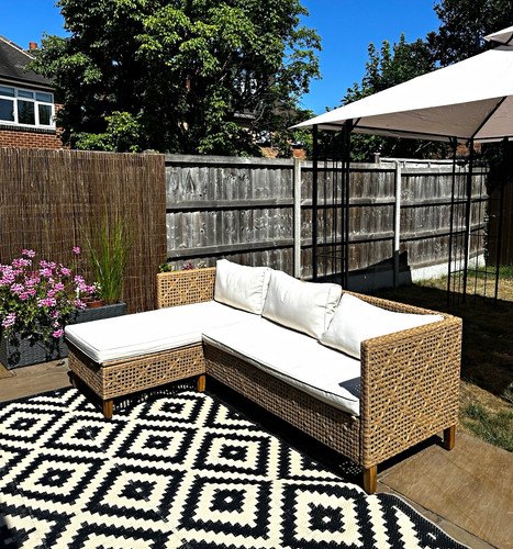 Rattan effect patio - rattan,