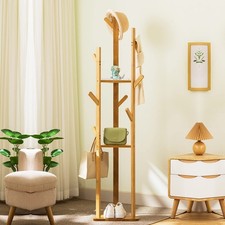 Wooden 10 Hooks Coat Hat