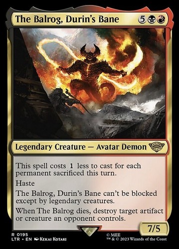 The balrog durin bane - bane, ~