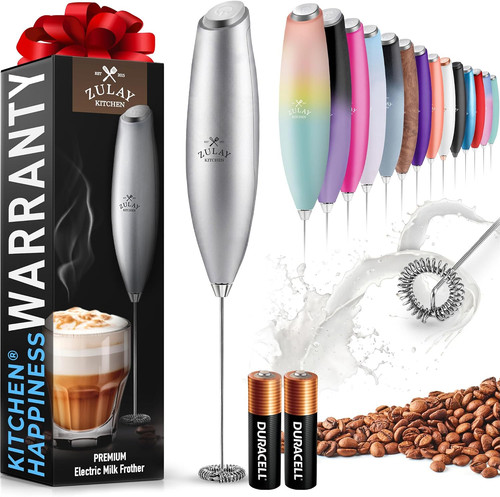 Handheld milk frother - handheld, electric