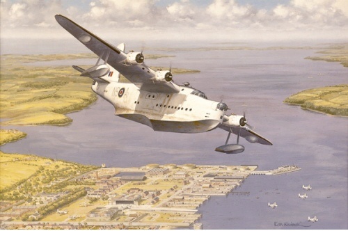 Short sunderland flying boat - short,