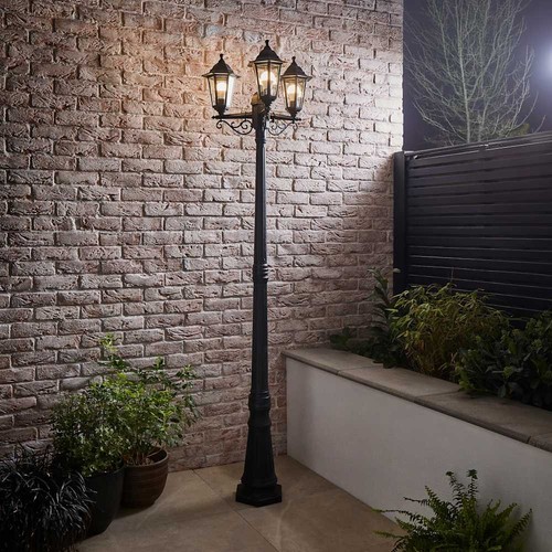 Outdoor garden lamp - outdoor, post