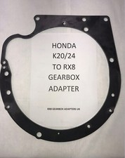 honda VTEC K20 to RX8 gearbox Adapter plate CNC LASER CUT RWD Upright
