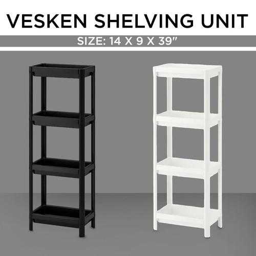Ikea plastic shelving unit - plastic,
