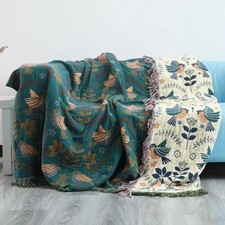 Japanese Cotton Throw Blanket