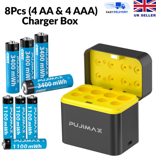 Pack rechargeable battery aa - rechargeable,