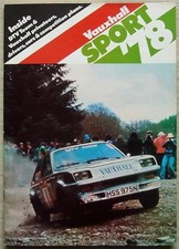 VAUXHALL SPORT '78 Magazine