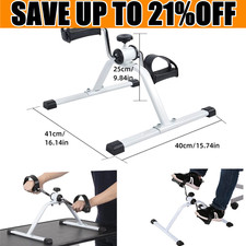 Foldable Mini Exercise Bike Under Desk Bike Cycle Pedal Exerciser Home Office