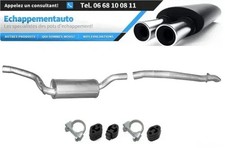 Volvo V50 2.0 D (2004-2010) No FAP Exhaust with Center Muffler and Tube