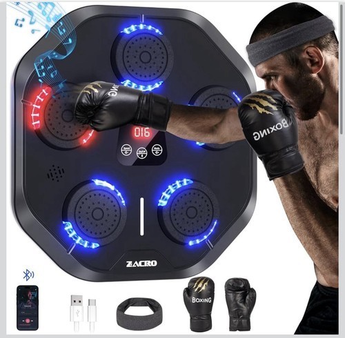 Zacro music boxing machine led - music,
