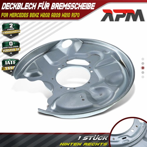 Anchor plate brake disc rear - disc,