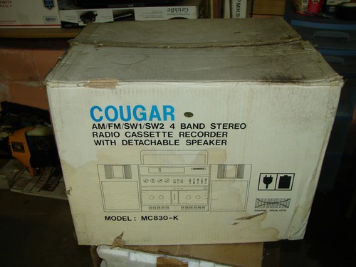 Vintage ghettoblaster cougar - vintage,