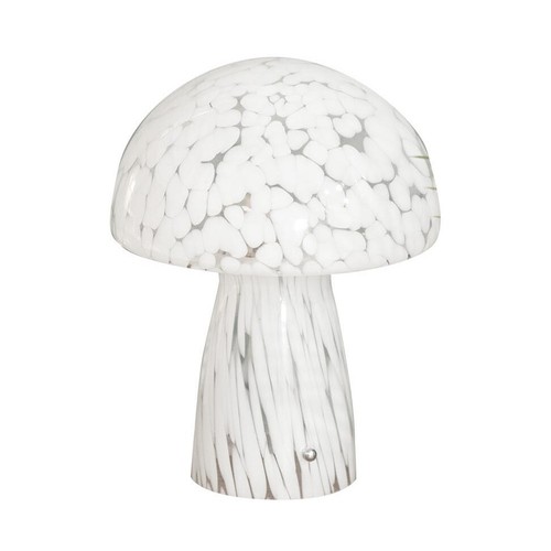 Confetti glass mushroom shape - glass,