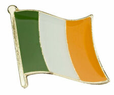 Irish Flag Badge Tricolour Ireland Republic Metal Pin of Eire Republican Lapel