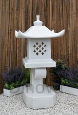 Dinova Asian Tower Poly-Marble Garden Statue Lawn Ornament Sculpture