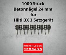 Concrete Nails 1000 Piece 24mm for Hilti Bx 3 Setzgeräte And Masonry
