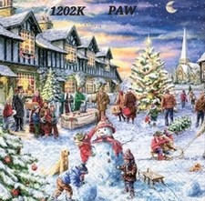 4 x Christmas Table Paper