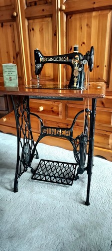 Singer treadle sewing machine - singer,