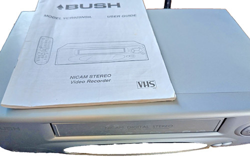 Bush vcr925nsil vhs player - bush, +