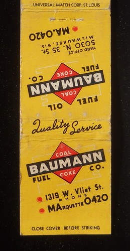 1940s baumann fuel coke - 1940s?, co.