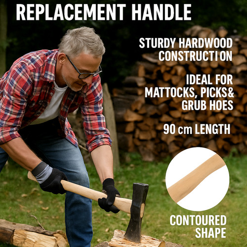 Wooden pick axe handle - cm, /