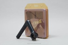 Cinelli 1A Winged C Logo Black Anodised NOS/NIB 95 mm 1" Quill Stem - VTG