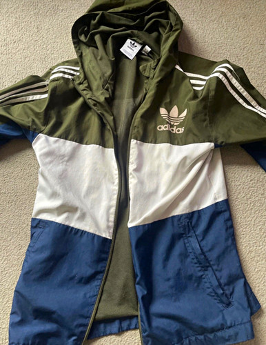 Adidas boys hooded colourblock - boys,