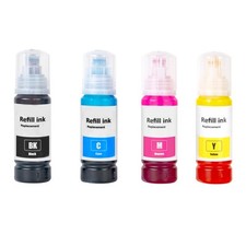 4 Compatible Ink Bottles replace Epson 104 for EcoTank Printers - Set (70ml)