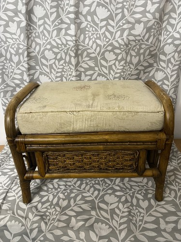 Vintage bamboo wicker cane - vintage,