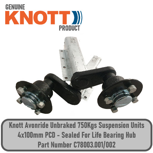 Knott trailer 750kg - knott, suspension
